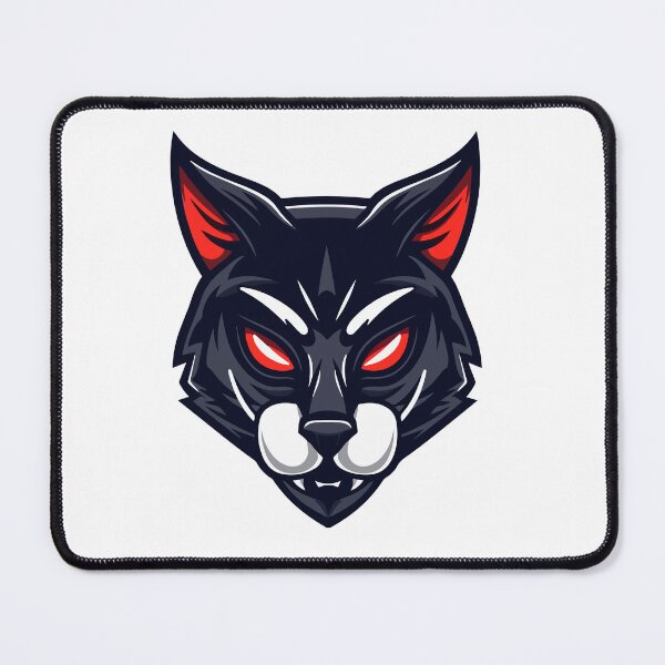 Item preview, Minimalist dangerous wolf - cat designed and sold by TheRealmWithin.