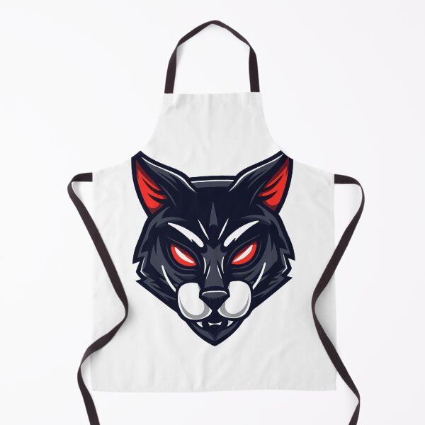 Item preview, Minimalist dangerous wolf - cat designed and sold by TheRealmWithin.