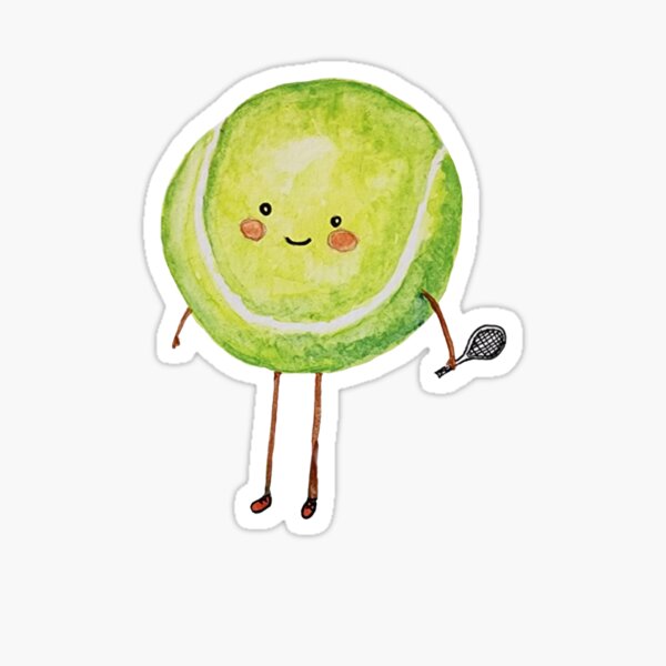 Item preview, Tennis Ball with racket designed and sold by abby8re.