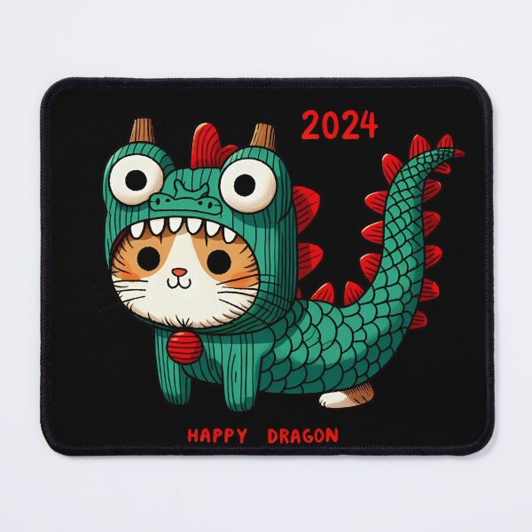 Item preview, Happy Dragon 2024 designed and sold by SneakkiArt.