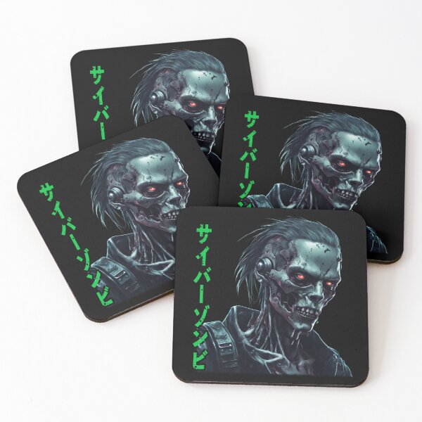 Item preview, Cyber-Zombie Kanji, Nanotech Voodoo, Cyberpunk designed and sold by Burn-Ego.