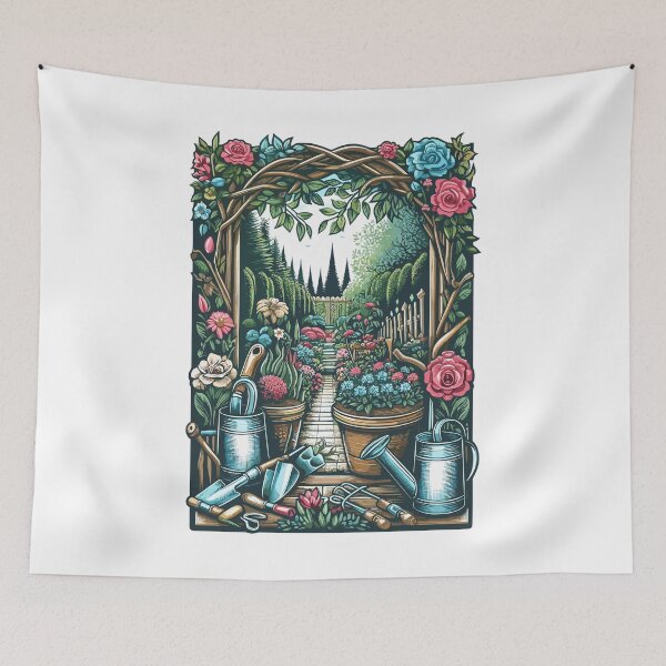 Item preview, Seasonal Gardening Delight: Blooms, Harvests, and Green Joy designed and sold by Top-Bot.