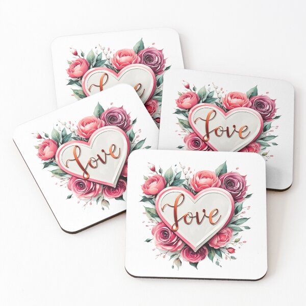 Item preview, Blooming Love: A Heartfelt Valentine's Embrace designed and sold by Delemore Art.
