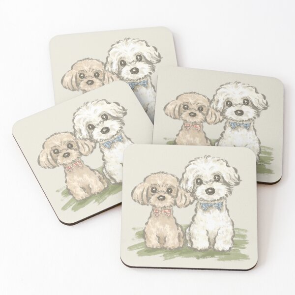 Item preview, Two Toy Poodles designed and sold by Toru Sanogawa.