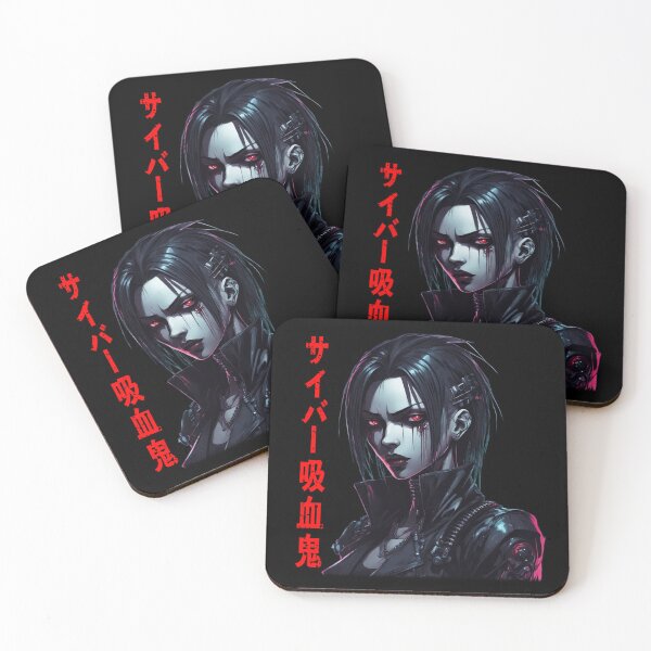 Item preview, Cyber-Vampire Kanji, Digital Bloodsucker, Cyberpunk designed and sold by Burn-Ego.