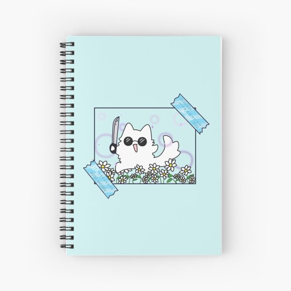 Spiral Notebook, Kawaii Notebook, Spiral Cat Notebook, Journal, Sketch –  littlepaperies