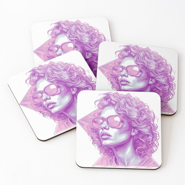 Item preview, Purple girl with glasses designed and sold by TheRealmWithin.