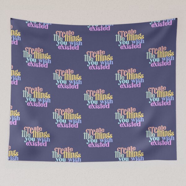 Item preview, Create the things you wish existed be a strong entrepreneur with big dreams shoot for the stars colorful inspirational quote designed and sold by adesignworld.