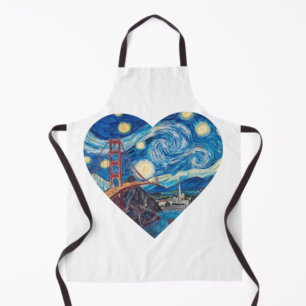 Item preview, My Heart in San Francisco Van Gogh Starry Night designed and sold by branmandesigns.