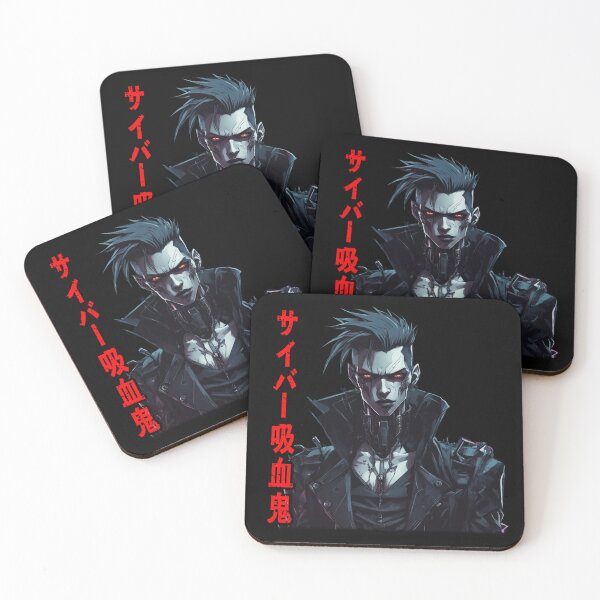 Item preview, Cyber-Vampire Kanji, Virtual Immortality, Cyberpunk designed and sold by Burn-Ego.