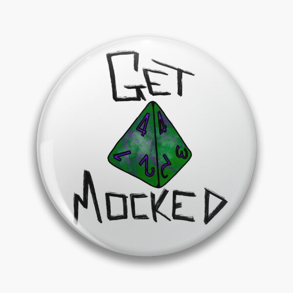Item preview, Get Mocked (green and purple) designed and sold by VixiesVisuals.