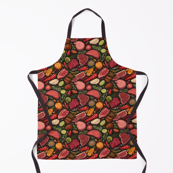 Item preview, Carnivore Diet Bites: Seamless Meat Pattern designed and sold by VoyteksDesigns.
