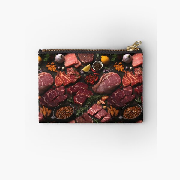 Item preview, Carnivore Diet Bites: Seamless Meat Pattern designed and sold by VoyteksDesigns.
