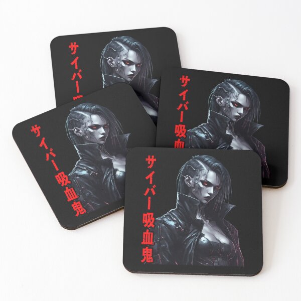 Item preview, Cyber-Vampire Kanji, Neon Death, Cyberpunk designed and sold by Burn-Ego.
