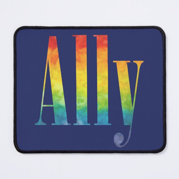 Item preview, Proud Ally Rainbow Text Design LGBT Support designed and sold by kakarikihill.