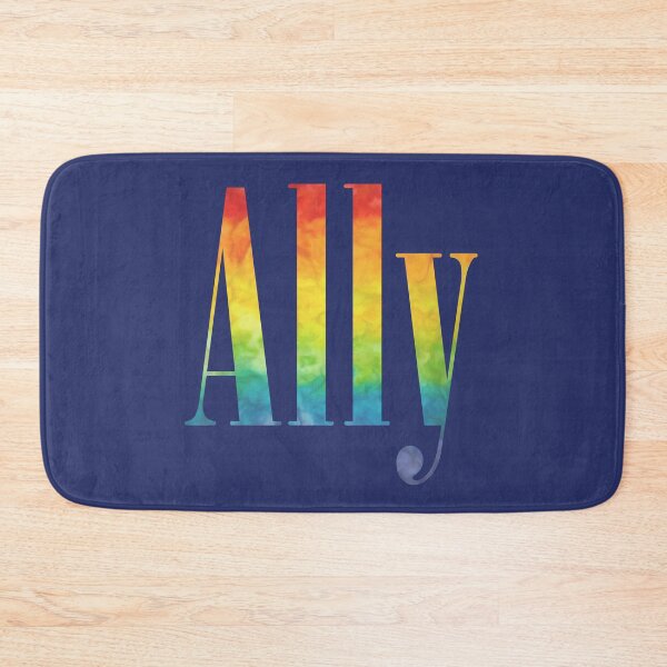 Item preview, Proud Ally Rainbow Text Design LGBT Support designed and sold by kakarikihill.