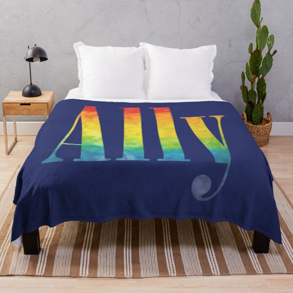 Item preview, Proud Ally Rainbow Text Design LGBT Support designed and sold by kakarikihill.