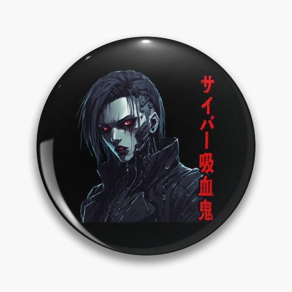 Item preview, Cyber-Vampire Kanji, Nano Leech, Cyberpunk designed and sold by Burn-Ego.