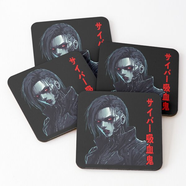 Item preview, Cyber-Vampire Kanji, Nano Leech, Cyberpunk designed and sold by Burn-Ego.
