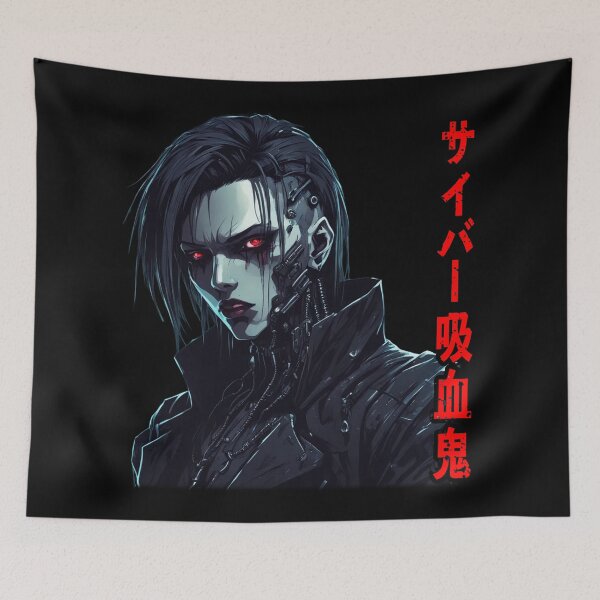 Item preview, Cyber-Vampire Kanji, Nano Leech, Cyberpunk designed and sold by Burn-Ego.