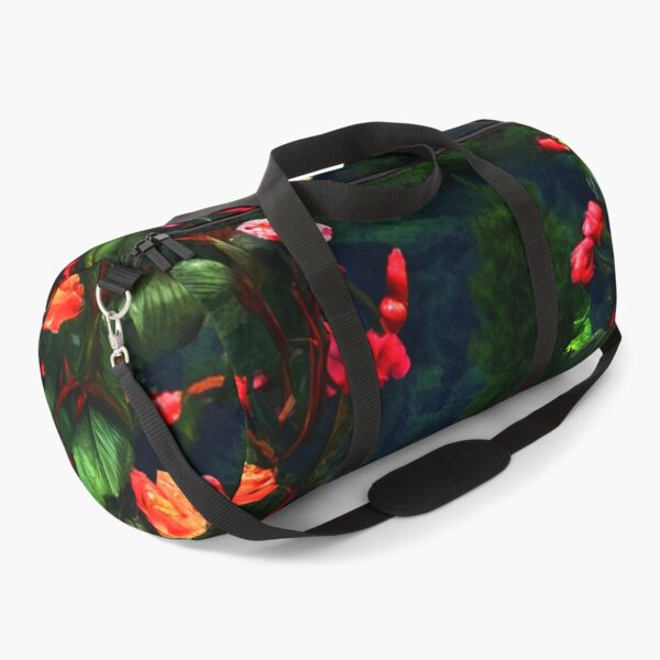 Item preview, Greenery Floral Pattern - Dark Colorful Orange Flowers designed and sold by SassyArtistry.