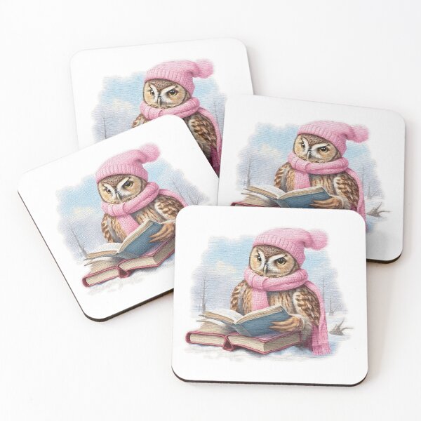 Item preview, Adorable cute owl Read A Book designed and sold by jnsmerchstore.