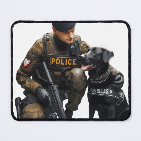 Item preview, Policeman and His Service Dog designed and sold by KrisJuliet.