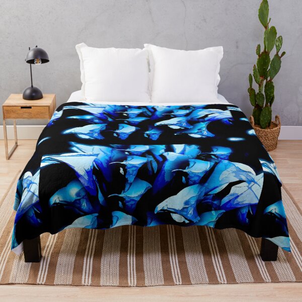 Item preview, Calla Lily in Blue and White designed and sold by Overthetopsm.