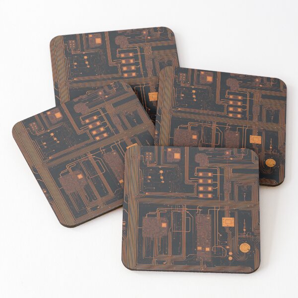 Item preview, Cyberpunk Circuits, Abstract Pattern designed and sold by Burn-Ego.