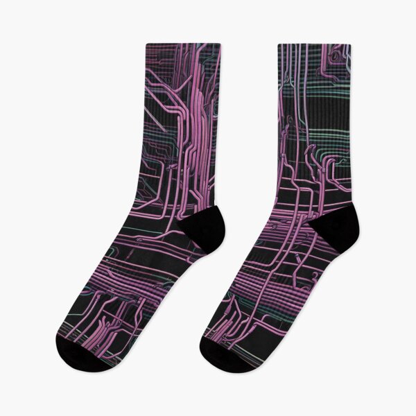 Item preview, Cyberpunk Cables, Abstract Pattern designed and sold by Burn-Ego.