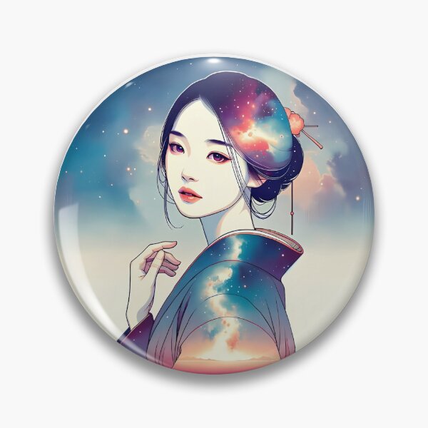 Item preview, Girl of the Galaxies version 2 designed and sold by ThoriumInk.