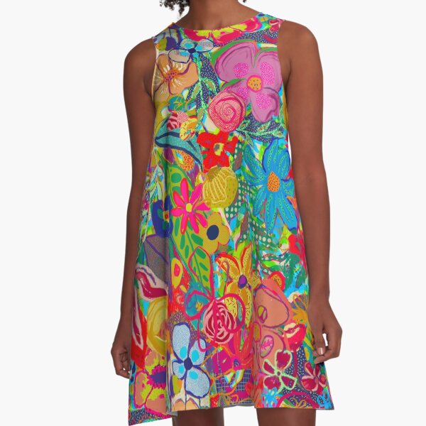 Item preview, Bright Hawaiian floral  designed and sold by Kamaloca.