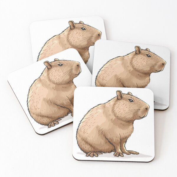 Item preview, Cute Cartoon Capybara  designed and sold by Lumora.Studio.