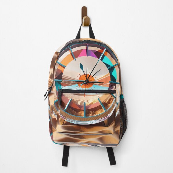 Item preview, Time Mirage: Crystal Clock in the Aquatic Desert designed and sold by Artedig.