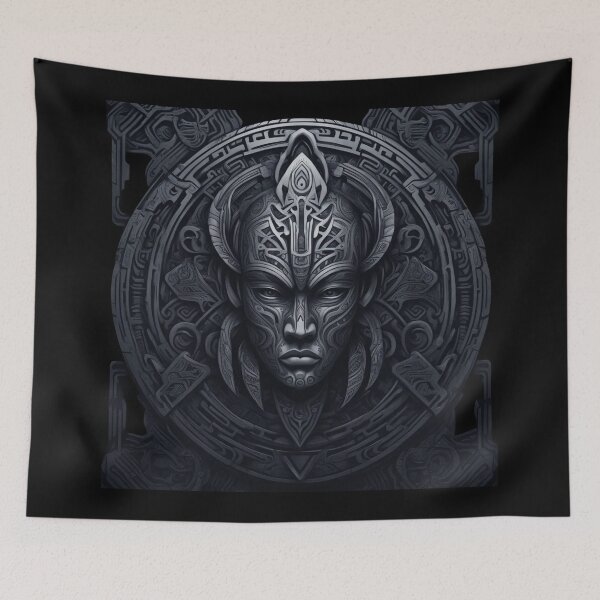 Item preview, Metallic Tribal Mask, Cybernetic Design designed and sold by Burn-Ego.