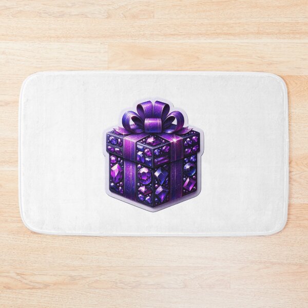 Item preview, Beautiful Wrapped Purple Gift Die- Cut Sticker designed and sold by mymagicstoreus.