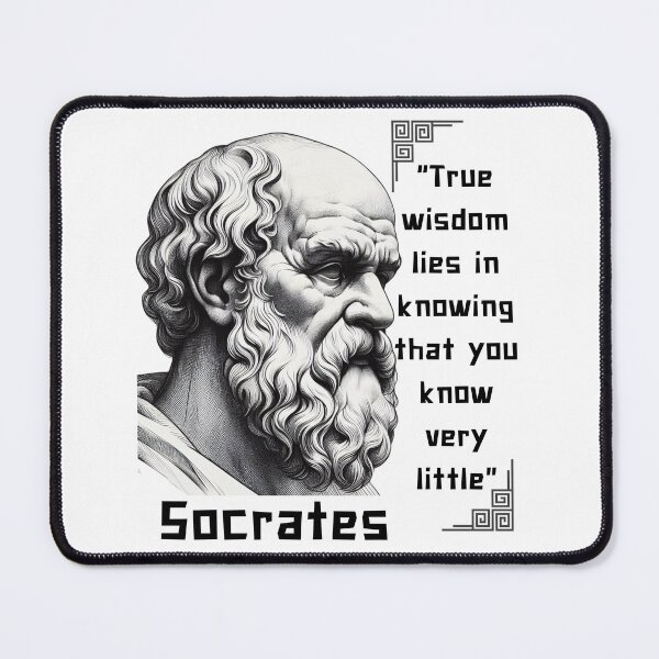 Item preview, Socrates famous quote for stoics lovers designed and sold by CachoGlorious.