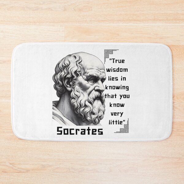 Item preview, Socrates famous quote for stoics lovers designed and sold by CachoGlorious.