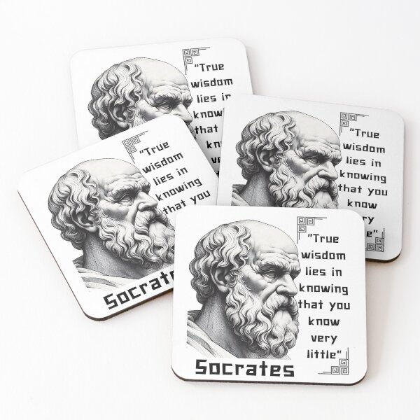 Item preview, Socrates famous quote for stoics lovers designed and sold by CachoGlorious.