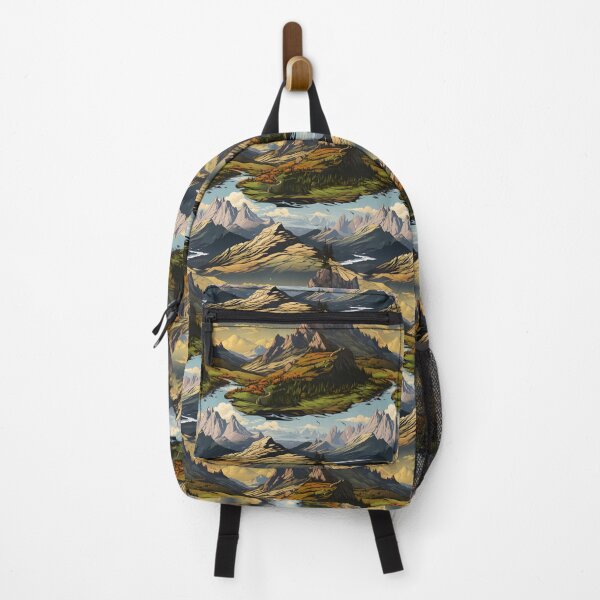 Item preview, Tatra Mountain Dream: Seamless Nature Pattern designed and sold by VoyteksDesigns.