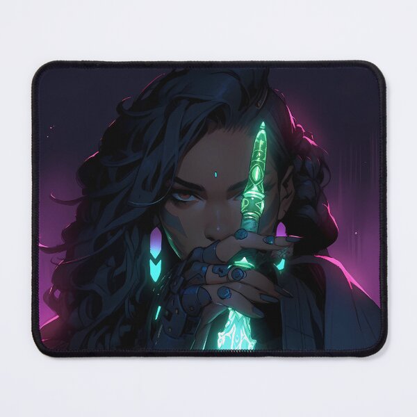 Item preview, Warrior with neon Dagger designed and sold by Newbie Art.