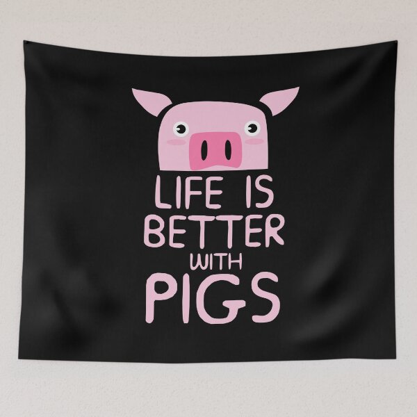 Item preview, Life Is Better With Pigs  designed and sold by Kieran Abbott.