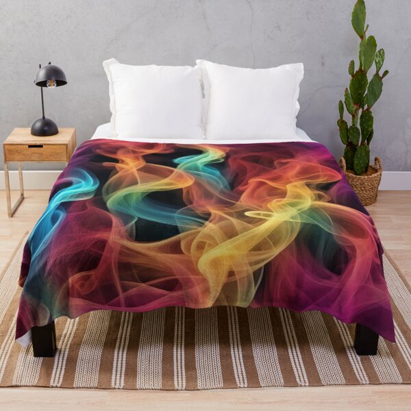 Item preview, Abstract Colorful Smoke Pattern designed and sold by calibrit.