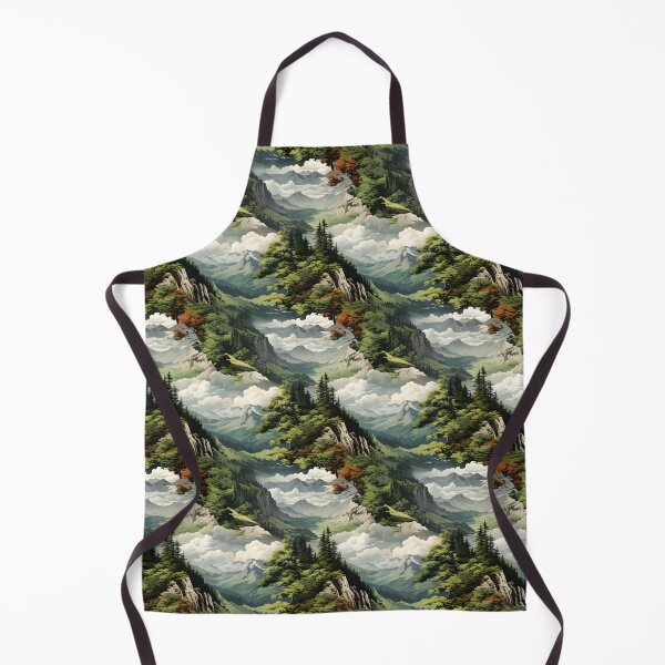Item preview, Tatra Mountain Dream: Seamless Nature Pattern designed and sold by VoyteksDesigns.
