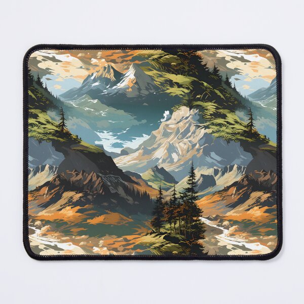 Item preview, Tatra Mountain Dream: Seamless Nature Pattern designed and sold by VoyteksDesigns.