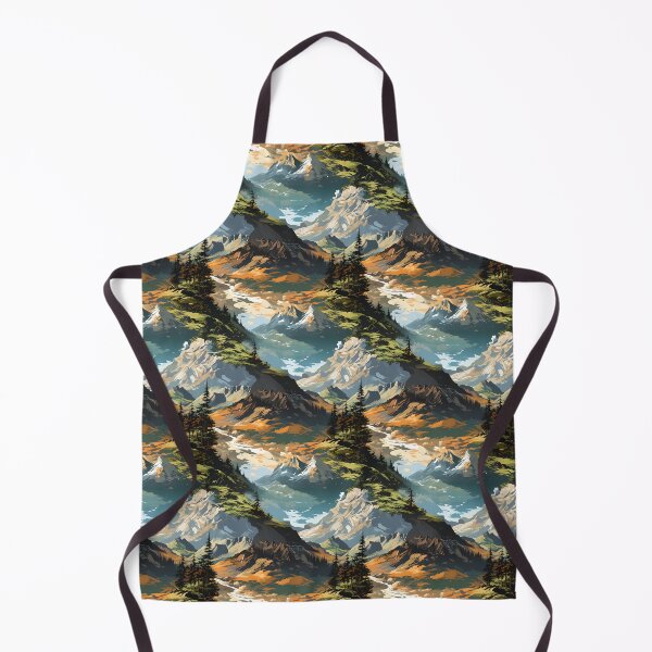 Item preview, Tatra Mountain Dream: Seamless Nature Pattern designed and sold by VoyteksDesigns.