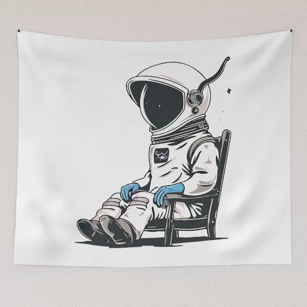 Item preview, Astronaut sits in a chair designed and sold by TheRealmWithin.
