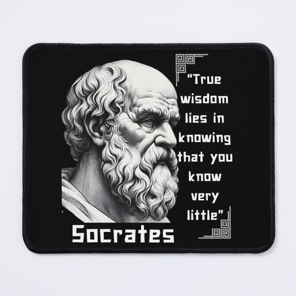 Item preview, Socrates famous quote for stoics lovers designed and sold by CachoGlorious.