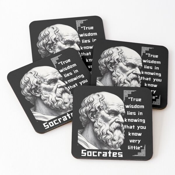 Item preview, Socrates famous quote for stoics lovers designed and sold by CachoGlorious.