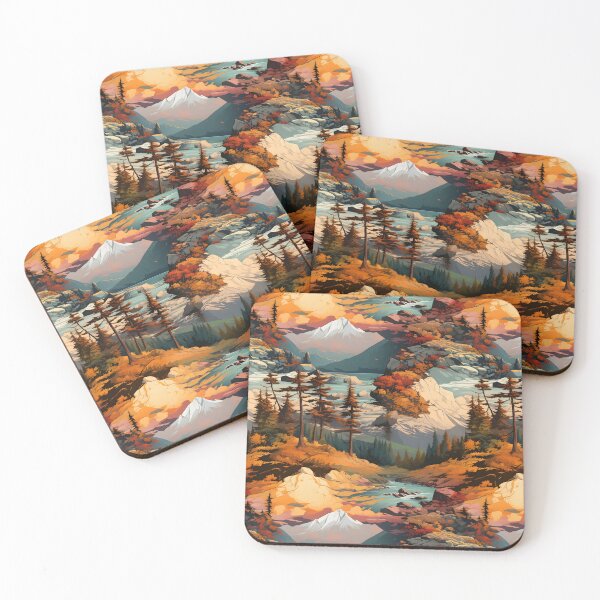 Item preview, Tatra Mountain Dream: Seamless Nature Pattern designed and sold by VoyteksDesigns.